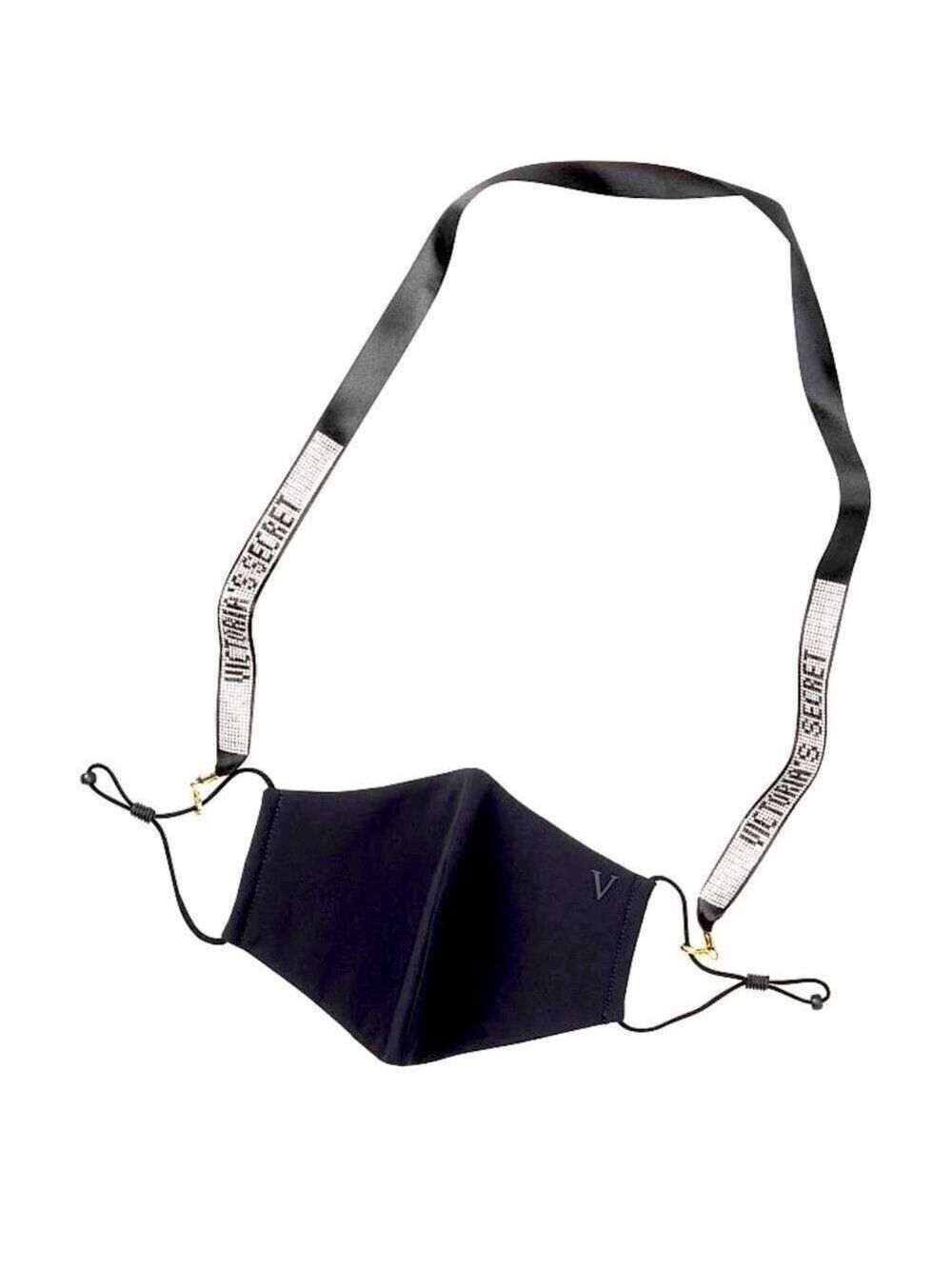 Victoria’s Secret Bling Logo Face Mask Chain & Mask